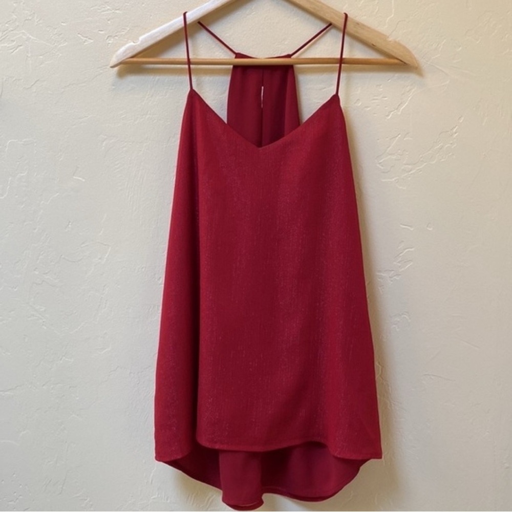 Express Vibrant Red Camisole Top